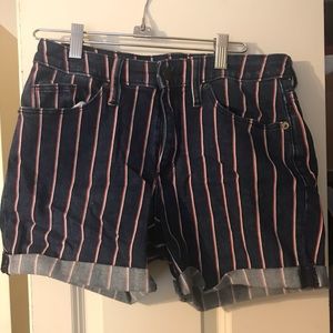 Pin-striped denim shorts Universal Thread